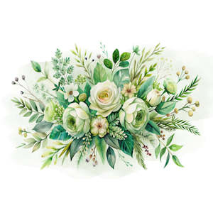 Flower Transfer - Verdant Blooms - AVAILABLE FOR PRE-ORDER