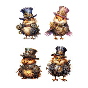 Easter Transfer - Steam Punk Easter 1 - AVAILABLE FOR PRE-ORDER