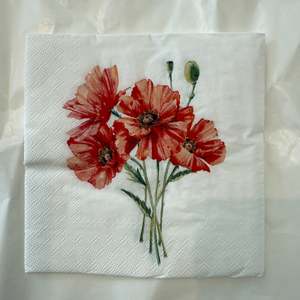 Napkins: Napkin - Poppy