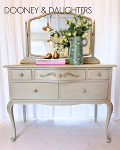 Painted Furniture: Baked Apple Dresser with Mirror