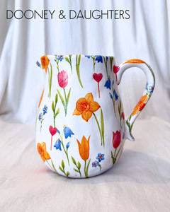 Decorated Ceramics: Jug - Spring Flowers
