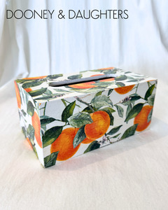 Oranges Rectangle Tissue Box