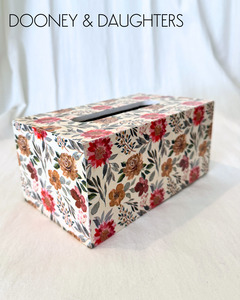 Photo Frames: Autumn Flowers Rectangle Tissue Box