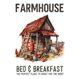 White Cloud Decor Transfers: Farm Style Transfer - Bed & Breakfast - AVAILABLE FOR PRE-ORDER