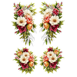 White Cloud Decor Transfers: Flower Transfer - Fantasy Floral - AVAILABLE FOR PRE-ORDER