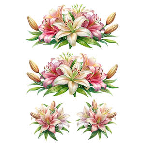 White Cloud Decor Transfers: Flower Transfer - Lily Whispers - AVAILABLE FOR PRE-ORDER
