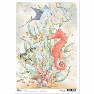Decoupage: A4 Rice Paper - The Seahorse