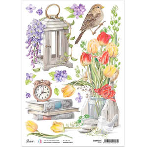 A4 Rice Paper - Tulips