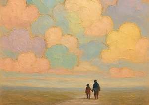 Mint Large Decoupage Papers: Gelato Sky Decoupage Paper