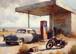 Mint Large Decoupage Papers: The Stop Decoupage Paper