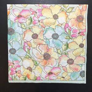 Napkin - Watercolour Flowers Meadow