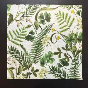 Napkin - Ferns & Green Leaves