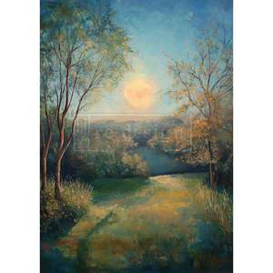 Redesign Decoupage Fiber Papers: Decoupage Fiber A3 - Cozy Countryside