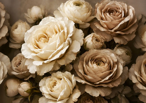 Antique Cream Decoupage Paper