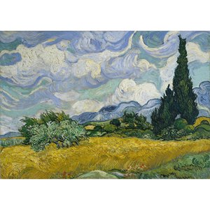 Wheatfields & Cypresses Decoupage Paper
