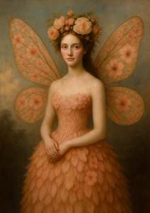 Mint Large Decoupage Papers: Ethereal In Pink Decoupage Paper