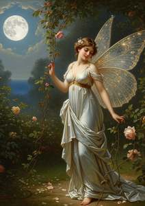 Moon Goddess Decoupage Paper