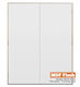 MDF Flush Panel Pine - Double - Flat Jamb - 90mm Stud