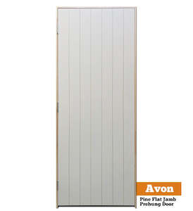 Prehung Doors: Avon - Pine Flat Jamb - 90mm Stud