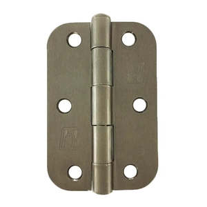 Hinge Steel 89X58X2 1/2 Radius Gunmetal