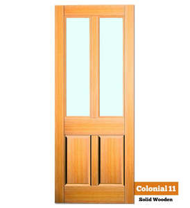 Solid Wooden Doors: Colonial 11 - Exterior Doors