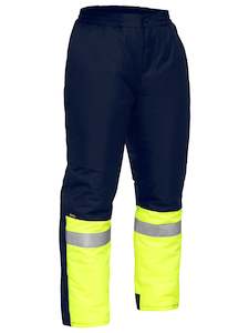 Seconds: BP6451T Bisley Taped Two Tone Hi Vis Freezer Pants Regular - Seconds