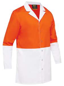 Lab Coats: BJ6403 Bisley Two Tone Hi Vis Dust Coat