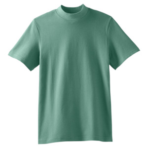 Basics: 1PQ American Apparel Unisex Pique Mockneck