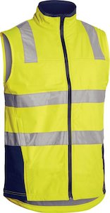 Hi Vis: BV0348T Bisley Taped Hi Vis Softshell Vest