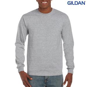 Gildan: 5400 Gildan Heavy Cotton Adult Long Sleeve T-Shirt - Clearance