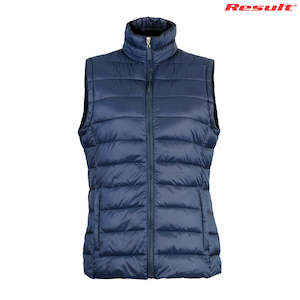 Result: R1940F Result Womens Sleeveless Puffer Jacket