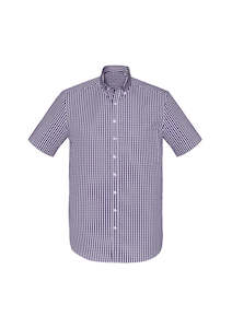 43422 BizCorporates Mens Springfield Short Sleeve Shirt - Clearance