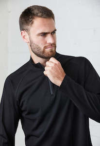 Merino Apparel: MW03U CF Zip Mens Merino Sweater