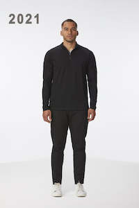 Merino Apparel: MW06 CF Milford Mens Merino 1/2 zip sweater