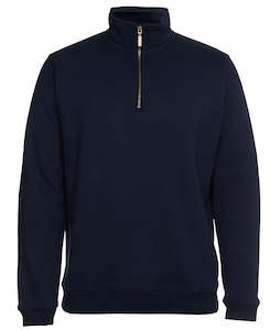 Basic Pullovers: S3FSZ C OF C 1/2 BRASS ZIP SWEAT