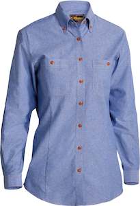 Uniform: B76407L Bisley Womens Chambray Shirt - Long Sleeve