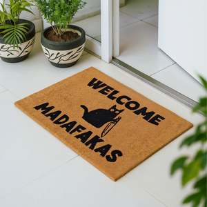 Coir Mats: Funny Cat