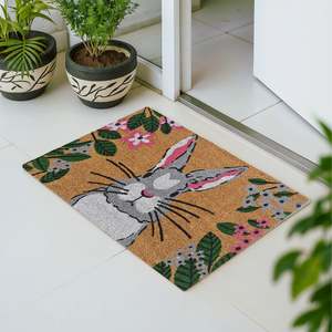 Coir Mats: Cute Bunny