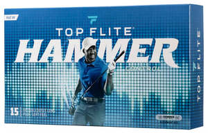 Top Flite 1: Top Flite 2022 Hammer Control Gloss White - 15 Balls