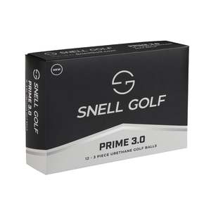 Snell Golf: Snell Prime 3.0 - 12 balls