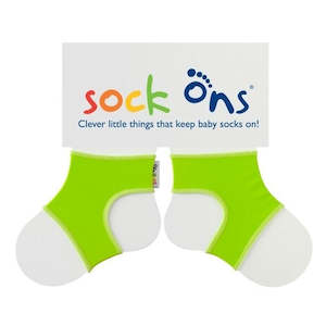 Slippers Socks: Baby Sock Ons - Green