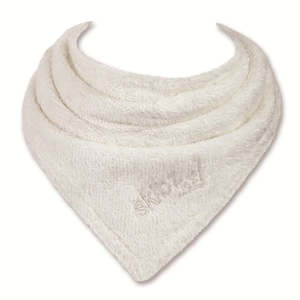 Clothing Bibs: Skibz Dribble Bandana Bib - Organic Vanilla