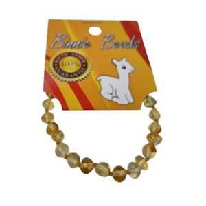 Baby: Baby amber bracelet - Lemon