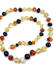 Child Amber: Child amber necklace - Multi
