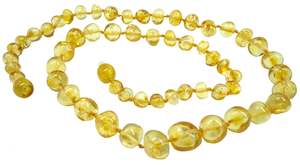 Adult Amber: Adult amber necklace - Lemon