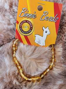 Adults Amber bracelet - Lemon