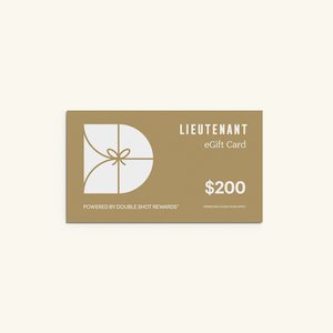 Lieutenant eGift Card - DOUBLE SHOT REWARDS®
