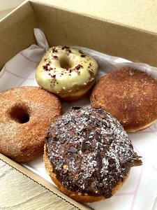 Products: Doughnut Box - Mixed 4pk - Dough Bakery