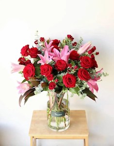 Products: Vibrant Flamingo Rosé Stunning Red & Pink Flowers