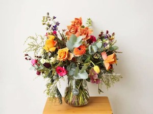 Products: Harvest Flowers in Vase Effortless Beauty Christchurch
